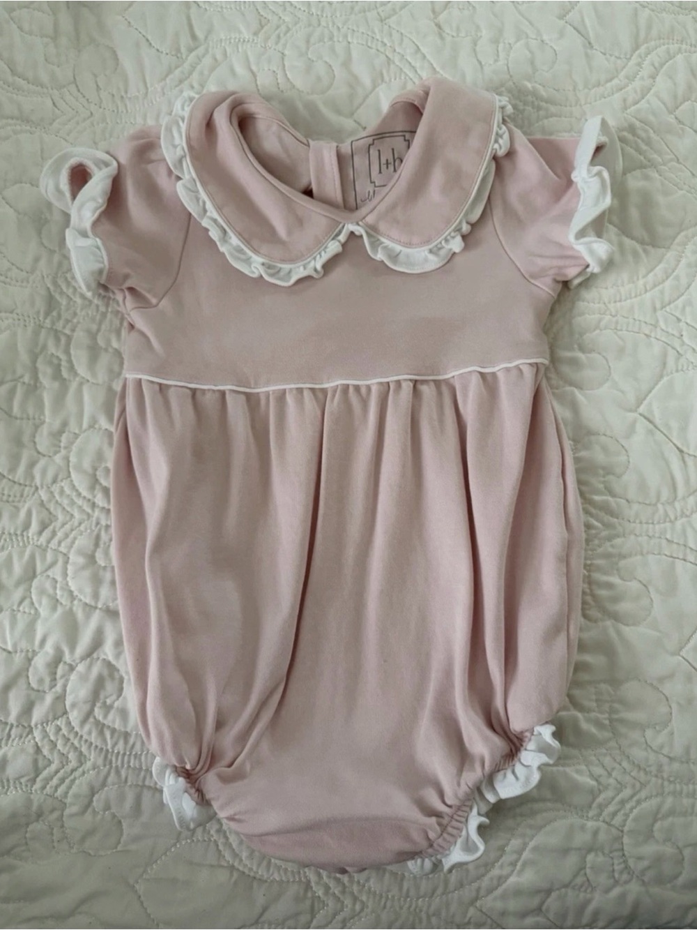 Lila and Hayes Concil Girls 2T Bubble Light Pink